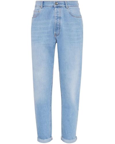 Brunello Cucinelli Five-Pocket Jeans - Blue