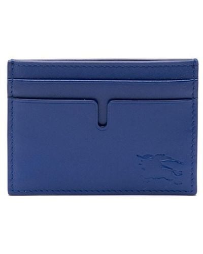 Burberry `Sandon Ekd` Card Case - Blue
