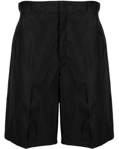 Prada Poplin Bermuda Shorts - Black