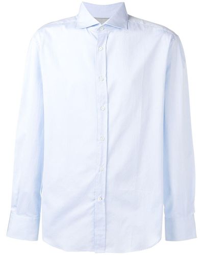 Brunello Cucinelli Spread Collar Shirt - White