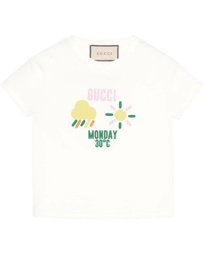 Gucci Cropped T-shirt - White