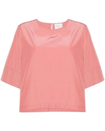 Forte Forte Chic Taffettas Oversized T-shirt - Pink