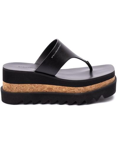 Stella McCartney `sneakelyse Alter Sporty Mat` Sandals - Black