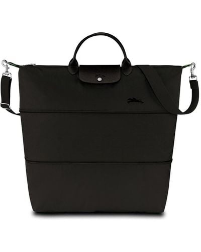 Longchamp `le Pliage Green` Small Extensible Travel Bag - Black