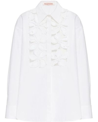 Valentino Garavani Embroidered Shirt - White