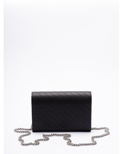 Gucci ` Blondie` Wallet With Chain - Bianco