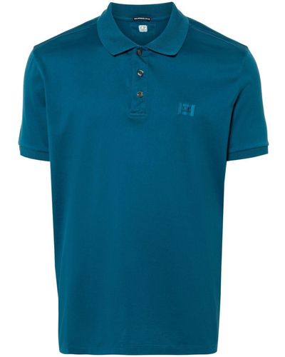 C.P. Company C. P. Company `70/2 Mercerized` Polo Shirt - Blue