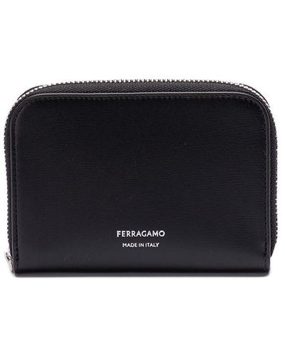 Ferragamo `Classic` Credit Card Case - Black
