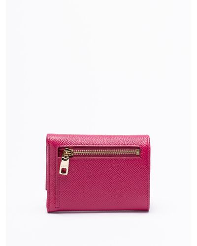 Dolce & Gabbana Wallet With Branded Tag - Rosa