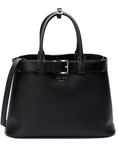 Prada Top Handle Bags - Black