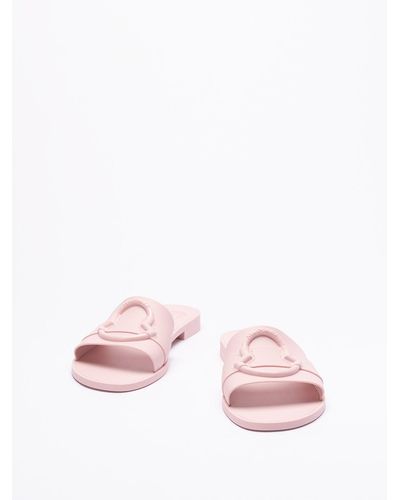 Moncler `Mon` Slide Shoes - Rosa