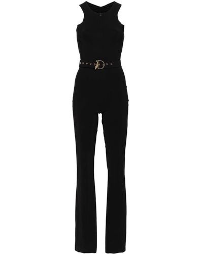 Patrizia Pepe Belted Reversible Jumpsuit - Black