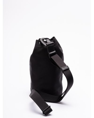 Moncler Mini Drawstring Pouch Bag - Nero
