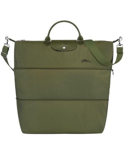 Longchamp `le Pliage Green` Small Extensible Travel Bag