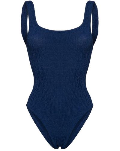 Hunza G One-piece Swimsuit - Blue