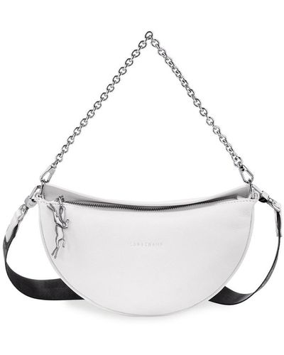 Longchamp `Smile` Small Crossbody Bag - White