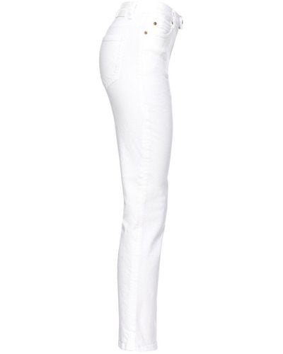 Pinko Mid-rise flared jeans - Bianco