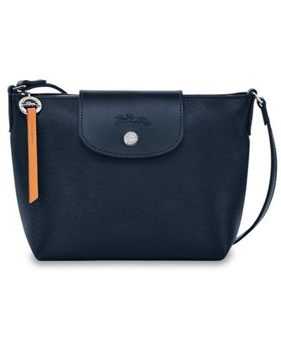 Longchamp `le Pliage City` Extra Small Crossbody Bag - Blue