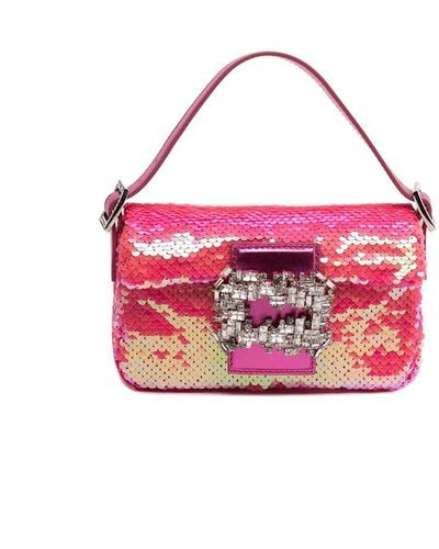 Gedebe Small `habibi` Shoulder Bag With Sequins - Pink
