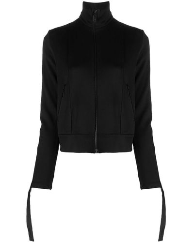 Fendi ` Logo Ace` Full-zip Sweatshirt - Black