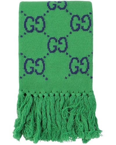 Gucci G Long Scarf - Verde