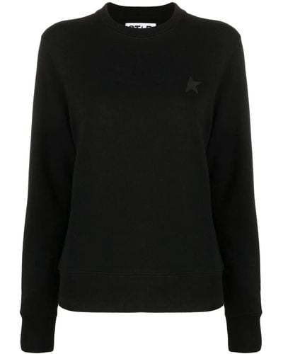 Golden Goose Athena Star-patch Sweatshirt - Black