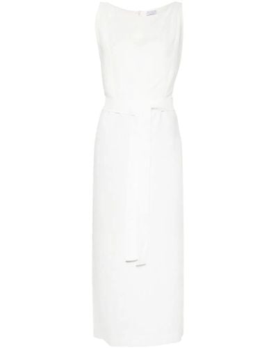 Brunello Cucinelli Knot-detail Maxi Dress - White