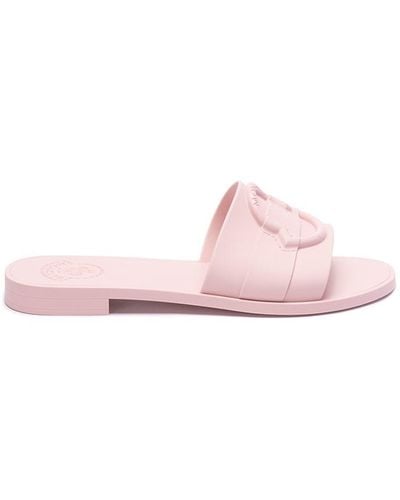 Moncler `mon` Slide Shoes - Pink