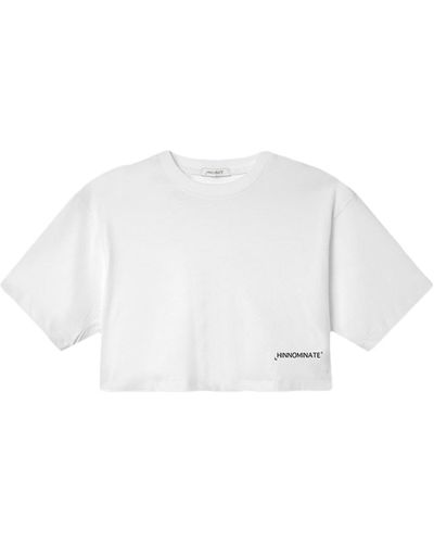 hinnominate Cropped T-Shirt - White