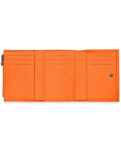 Longchamp `Roseau Essential` Wallet - Arancione