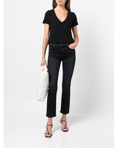 Mother Jeans 'The Mid Rise Dazzler Ankle' - Nero
