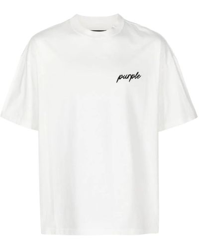 Purple Brand Brand Oversized T-Shirt - White