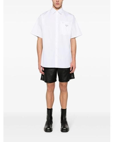 Prada Short Sleeve Shirt - Bianco