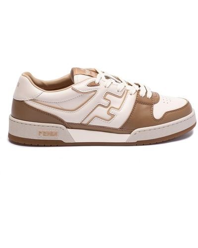 Fendi `Match Mix` Sneakers - Brown