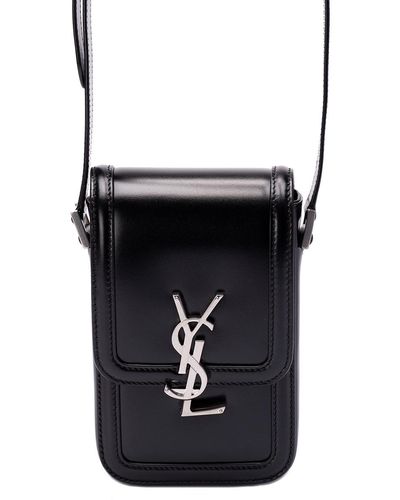 Saint Laurent Solferino Phone Case Bags - Black