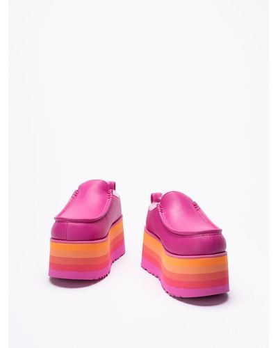 UGG `Urseen` Platform Loafers - Rosa