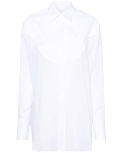 Ermanno Scervino Semi-transparent Shirt - White