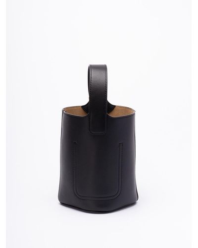 Loewe Mini `Pebble` Bucket Bag - Nero