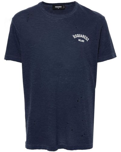 DSquared² T-Shirts And Polos - Blue