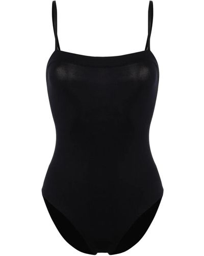 Eres Aquarelle Square-neck Swimsuit - Black