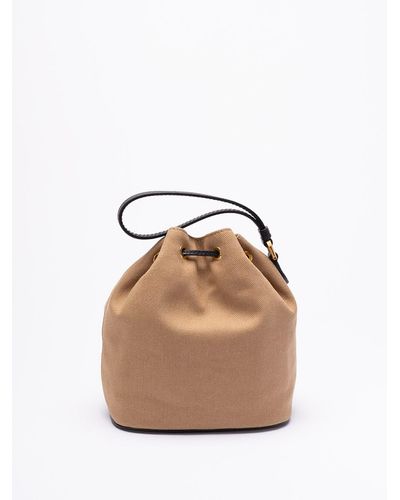 Bally `Bar Spiro Eco` Mini Bucket Bag - Neutro
