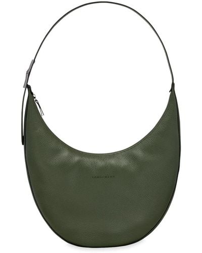 Longchamp `Roseau Essential` Large Crossbody Bag - Gray