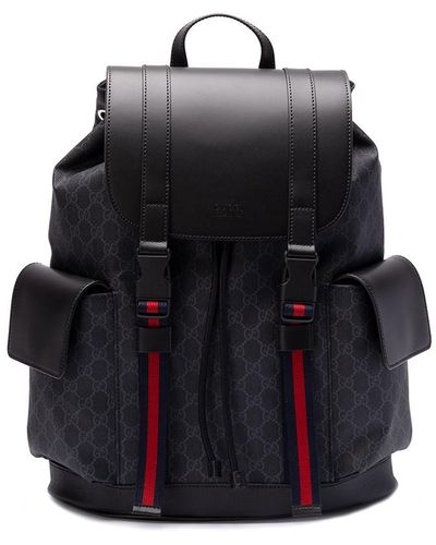 Gucci `Gg` Backpack - Black