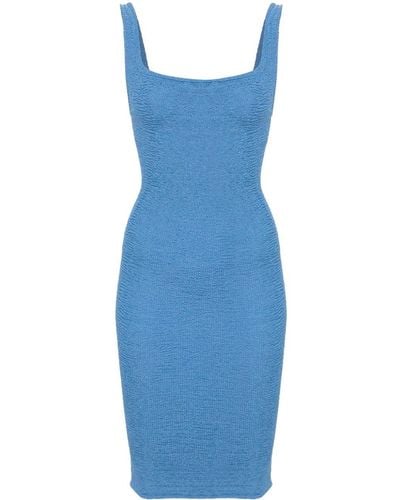 Hunza G Sleeveless Tank Dress - Blue