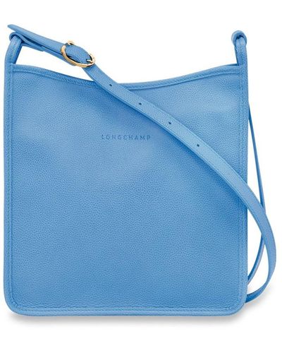 Longchamp Borsa A Tracolla Media 'Le Foulonné' - Blu