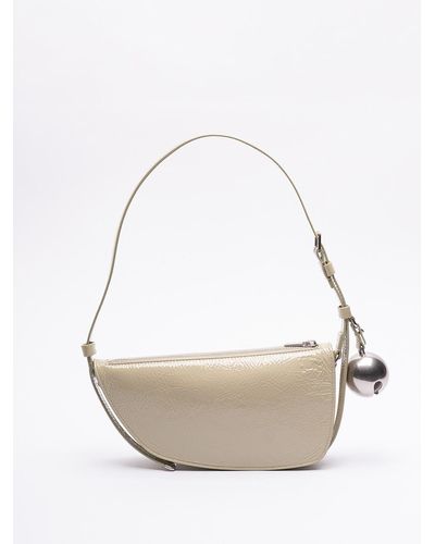 Burberry Mini `Sling Shield` Bag - Bianco