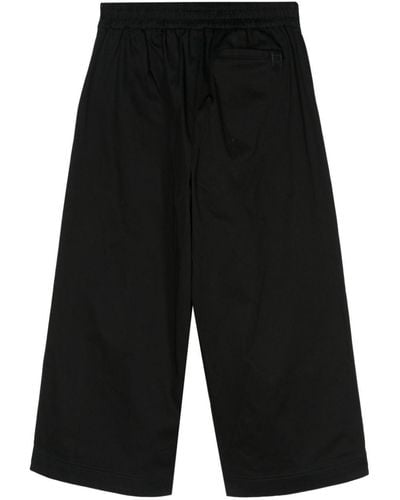 Loewe Pantalone Cropped A Portafoglio - Nero