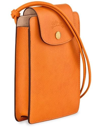 Longchamp `Epure` Extra Small Crossbody Bag - Orange