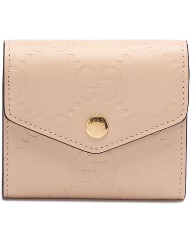 Gucci `Gg` Medium Wallet - Natural