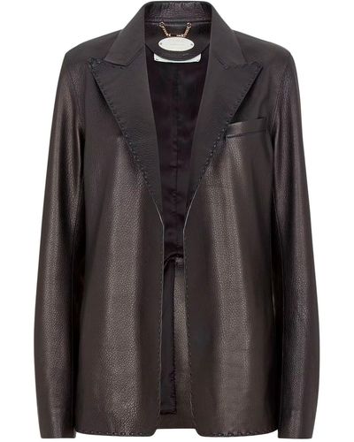 Fendi Leather Jacket - Black